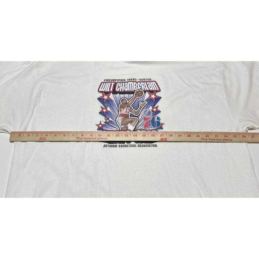 Vintage Wilt Chamberlain 3XL T Shirt NBA Basketball Hardwood Classics Majestic - Picture 8 of 11